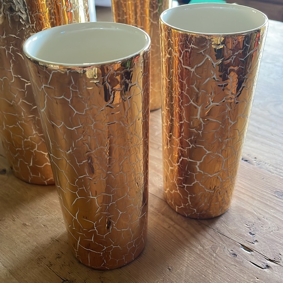 Exquisite Gold Ceramic Bar Set - Picture 2 of 11